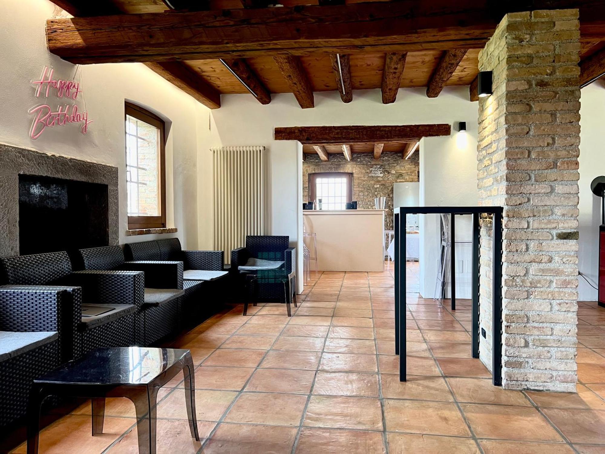 Villa Saten Pavia di Udine Bagian luar foto